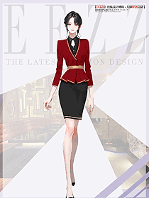 KTV夜場女服務生定制工裝原創設計作品