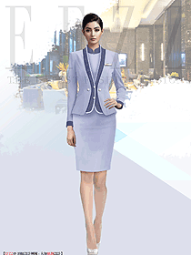 低調優雅的現代感-里約熱內盧酒店前臺服務生工作服定制