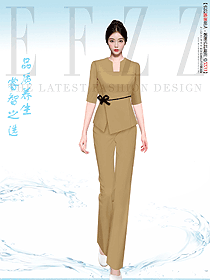 高端養生足療衣服spa按摩工服柔式氣質套裝定制方案