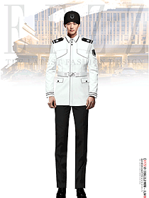 意式收腰游獵裝夾克保安制服定制方案