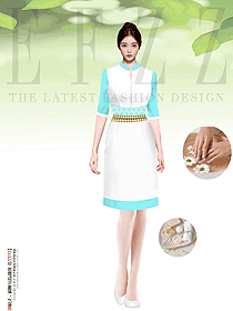 特色技師服美容院工作服定制設計方案