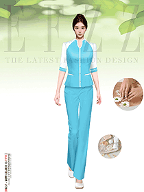 韓版整形醫(yī)院手術(shù)服護士服高檔口腔牙科護理服裝