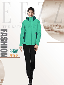 沖鋒衣外套女新款戶外三合一登山服防風防水夾克定制設計