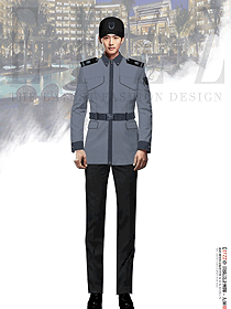 安保物業(yè)保暖制服門衛(wèi)工作服定制款設(shè)計圖