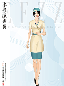 高端水療會所按摩服務員制服設計圖