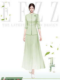 杭州私人會所水療會所咨客制服設計圖