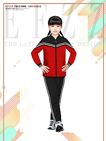 春季運動套裝男女領獎服學校團體校服定制設計