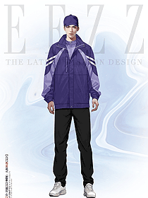 企業整體定制員工制服秋冬戶外款沖鋒衣抓絨內膽手繪服裝設計