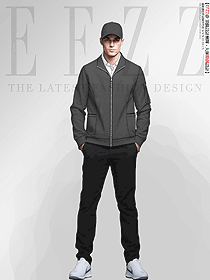 春季工作服潮流帥氣運動休閑春秋款立領夾克