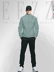 沖鋒衣定制印logo秋冬防風防水工作服外套夾克設計圖