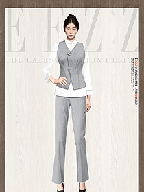 酒店中餐廳女服務員工作服定制設計圖