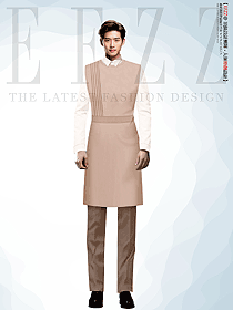 酒店中餐崗位男服務(wù)生服裝定制設(shè)計(jì)圖