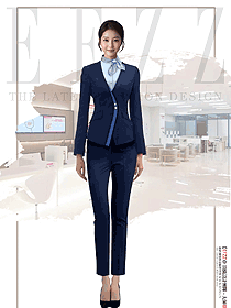 高速交通客服人員制服春秋款設計圖