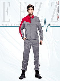 汽修廠4S店維修工工作服定制設計作品圖