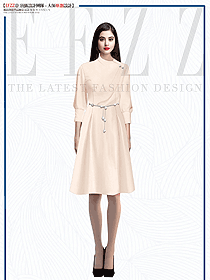 職業裝ol連衣裙女神范職場通勤工作服定制款