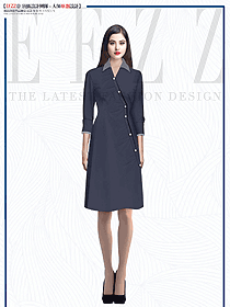 時尚搭配連衣裙女裝辦公室職員服裝設計作品