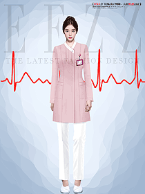 醫(yī)美寵物醫(yī)院分體工作服長(zhǎng)袖服裝定制設(shè)計(jì)圖