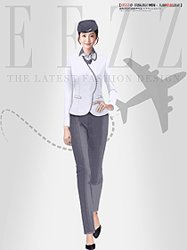 空姐制服職業裝定制款采購設計圖褲裝