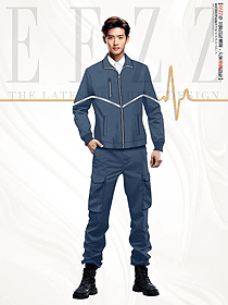 反光條工作服車間汽修服機電工裝定制勞保服