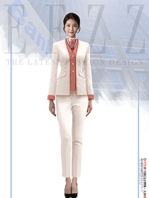 400客服服務中心接話人員工作服女裝定制設計案例