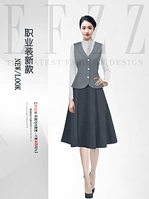 女夏季款辦公職業裝馬夾定制設計