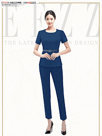 SPA美容院接待服務生工作服裝設計案例