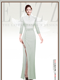 改良旗袍婚宴禮服連衣裙定制設(shè)計