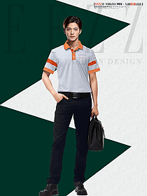 裝修裝飾公司員工夏季短袖體恤定制設計服裝