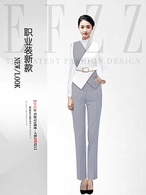 女士職業(yè)裝正裝西裝馬甲套裝定制設(shè)計(jì)圖