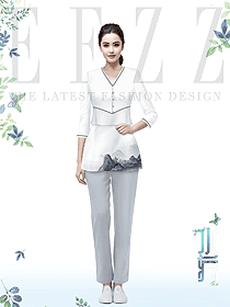 spa養生會所美容院按摩推拿足療師中國風氣質套裝