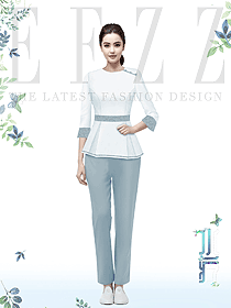 女高端足浴養(yǎng)生會所足療技師服美容院工作服