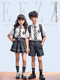 中小學生畢業禮服英倫幼兒寶寶園服定制手繪設計圖