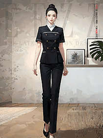 酒店制服美容師工作服養生館SPA會所工裝定制設計圖