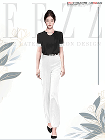 防透白色西裝褲夏季薄款直筒褲窄版闊腿褲職業裝