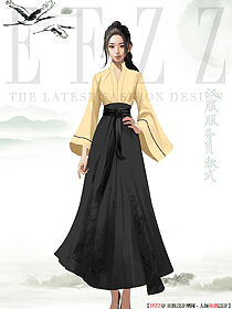 宋制改良長干寺褙子齊腰襦裙裝中國風漢服