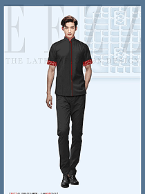 生態休閑度假酒店男員工工裝定制設計案例