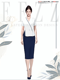職業套裝女時尚商務通勤正裝兩件套
