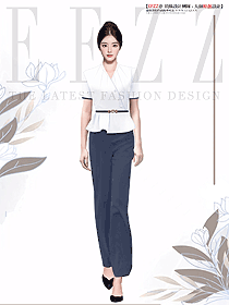 氣質(zhì)職業(yè)套裝女士夏季時(shí)尚西裝褲兩件套