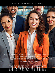 都市男女辦公職員職業裝定制設計圖案例