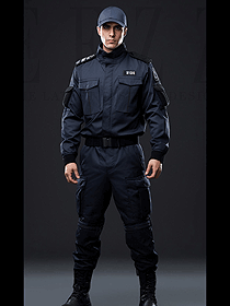 春秋訓練服男保安工裝服長袖執勤戰術訓作制服