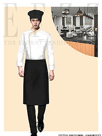 酒店餐飲飯店后廚房夏季透氣廚師服設計