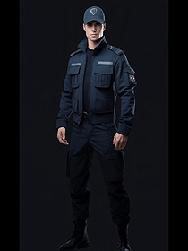 國外安保公司工作巡防人員制服定制設計圖