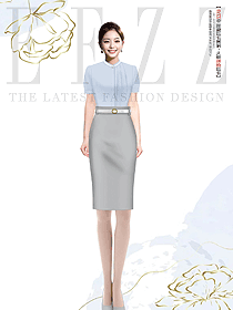 襯衫定制刺繡印logo男女同款商務正裝設計圖