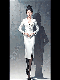 會所KTV員工白色西裝制服套裝