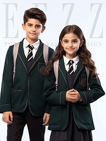 英倫風貴族春秋裝JK制服學生西裝三件套手繪圖片