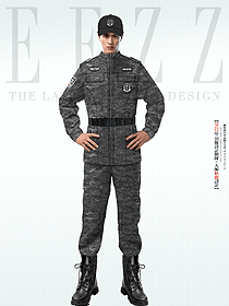 戶外迷彩服套裝男沖鋒衣教官獵裝款工作服