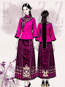 少數民族服裝布依族苗族繡花女上衣長裙套裝