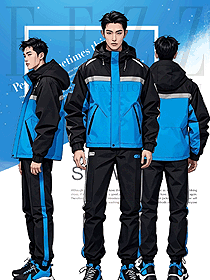 防水騎行分體防雨服外賣騎手服手繪圖