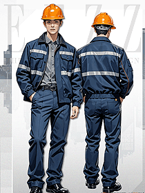 國際船舶船務(wù)集團海運員工工作服套裝手繪圖