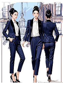 高端職業套裝女總裁商務通勤正裝